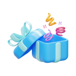 3d icon of gift box
