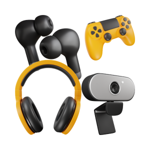 3d art of gadgets for modern lifestyle